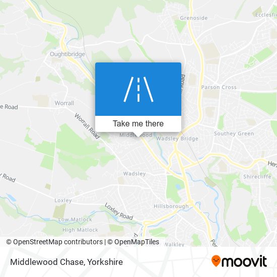 Middlewood Chase map