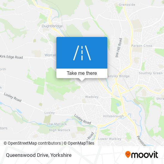 Queenswood Drive map