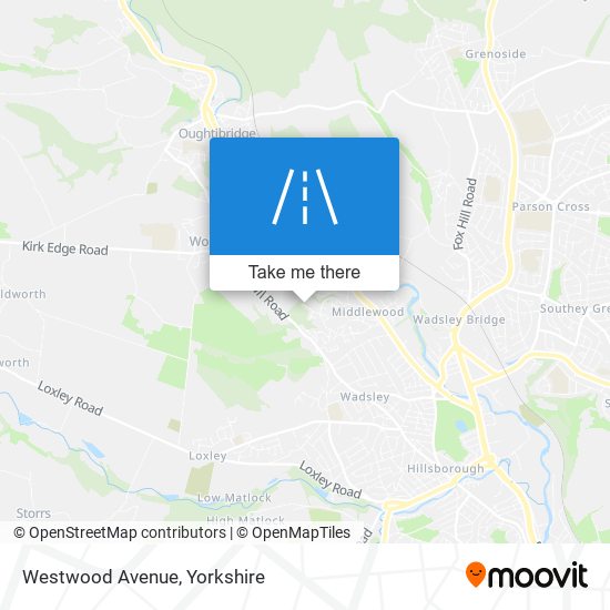 Westwood Avenue map