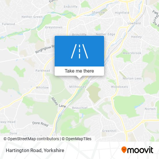 Hartington Road map