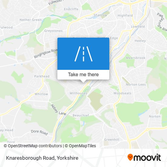 Knaresborough Road map