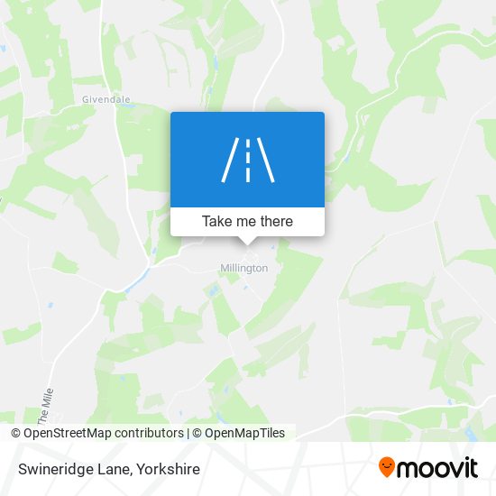 Swineridge Lane map