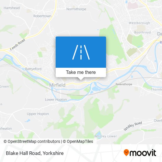 Blake Hall Road map