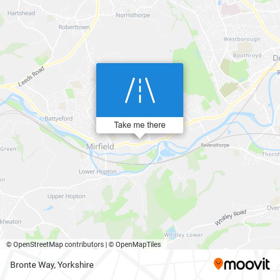 Bronte Way map