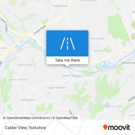Calder View map