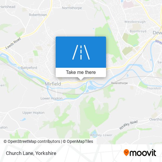 Church Lane map