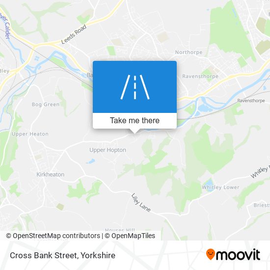 Cross Bank Street map