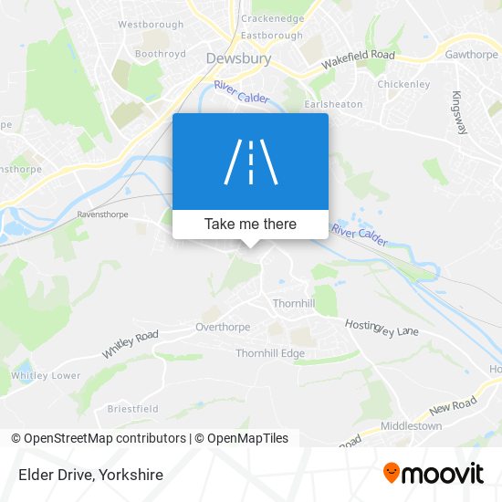Elder Drive map