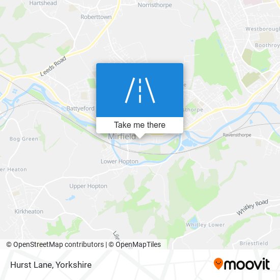 Hurst Lane map