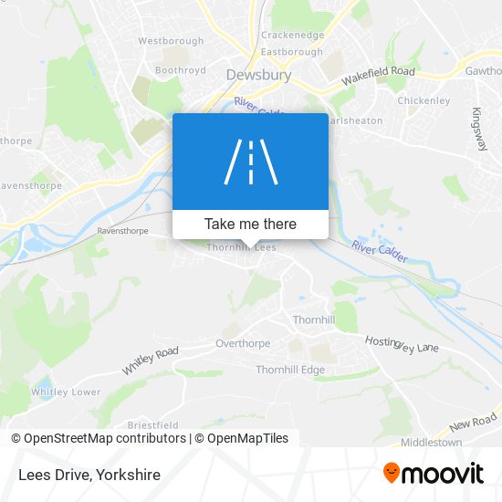 Lees Drive map