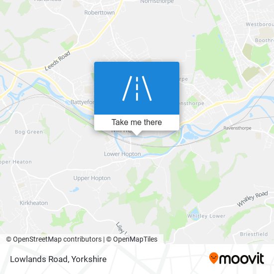 Lowlands Road map