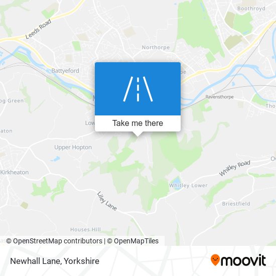 Newhall Lane map