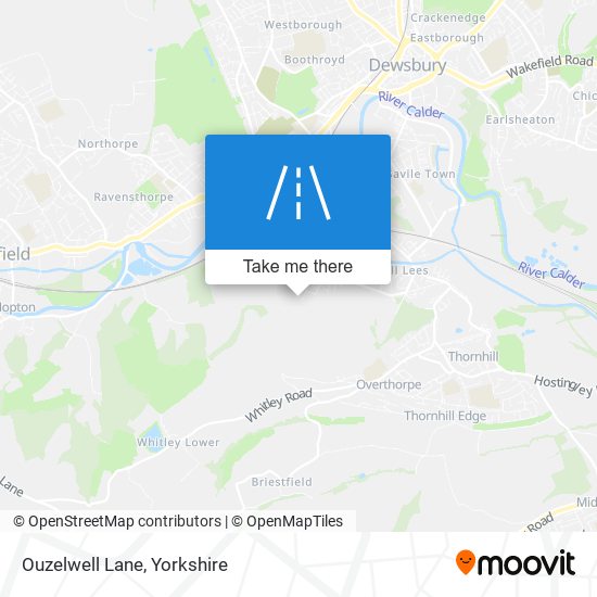 Ouzelwell Lane map