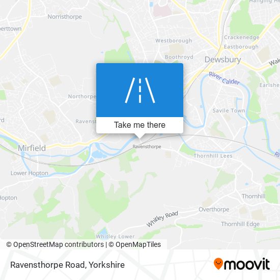 Ravensthorpe Road map