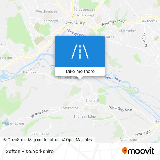 Sefton Rise map