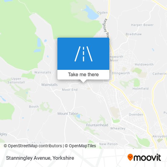 Stanningley Avenue map