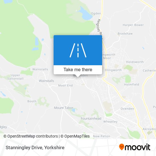 Stanningley Drive map