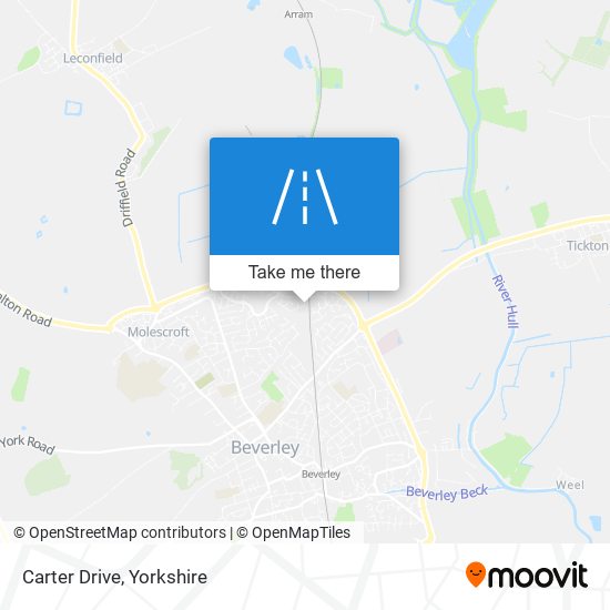 Carter Drive map