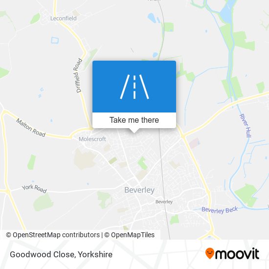 Goodwood Close map