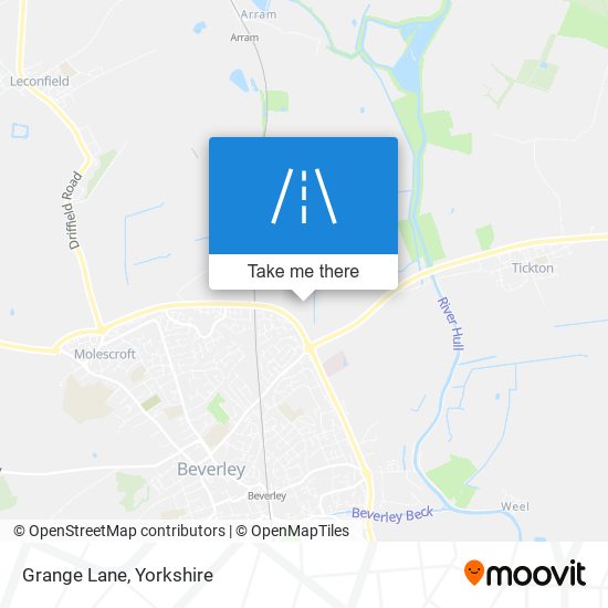 Grange Lane map