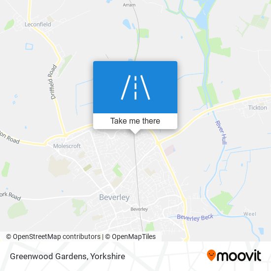 Greenwood Gardens map