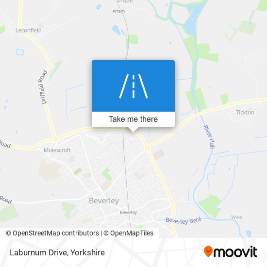 Laburnum Drive map