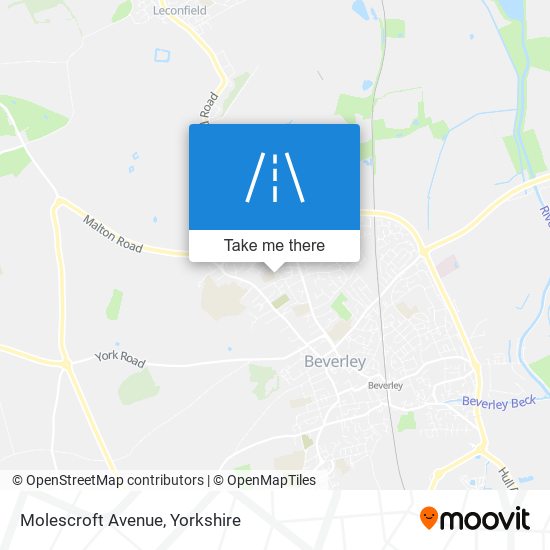 Molescroft Avenue map
