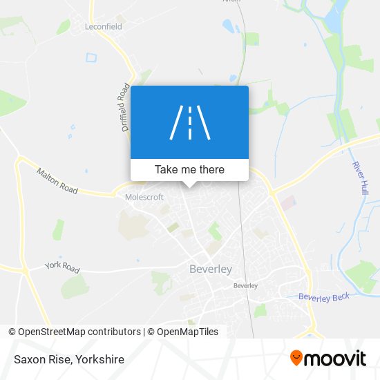 Saxon Rise map