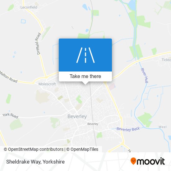 Sheldrake Way map