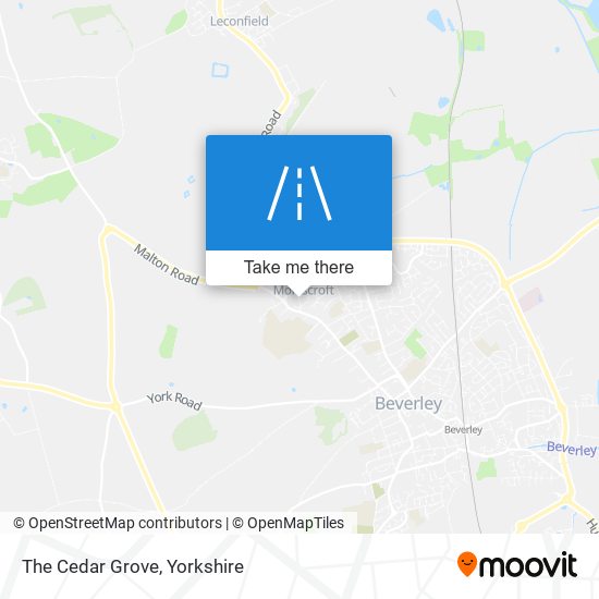 The Cedar Grove map