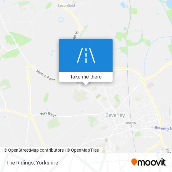 The Ridings map