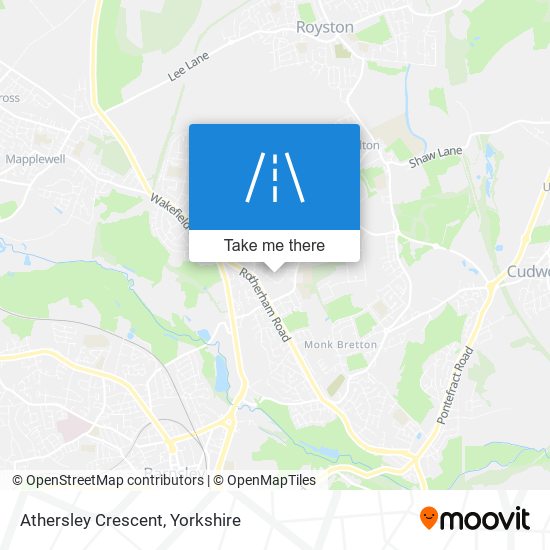 Athersley Crescent map