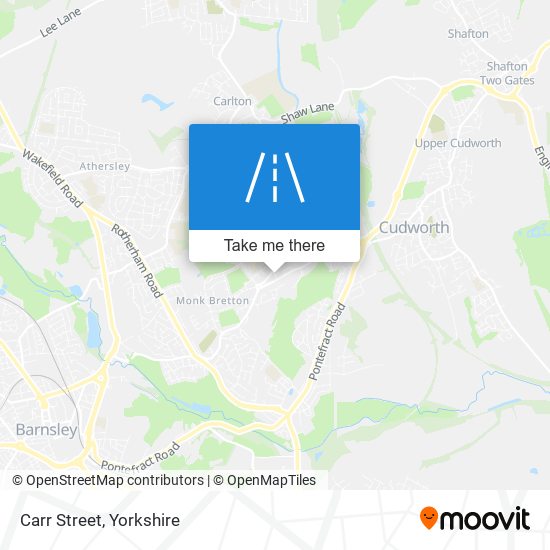 Carr Street map