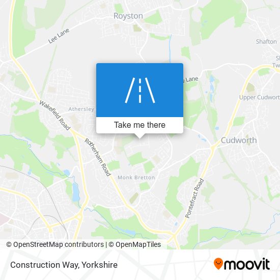 Construction Way map
