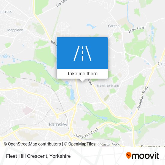 Fleet Hill Crescent map