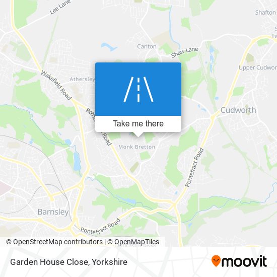 Garden House Close map
