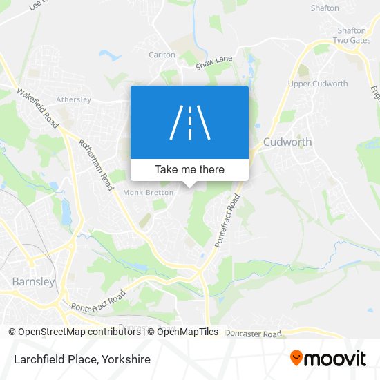 Larchfield Place map