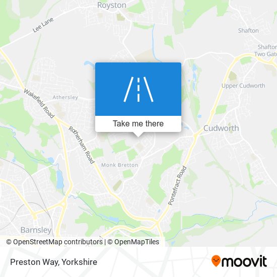 Preston Way map