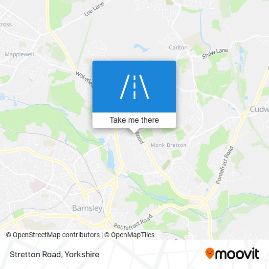 Stretton Road map