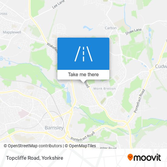 Topcliffe Road map