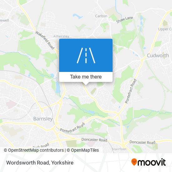 Wordsworth Road map