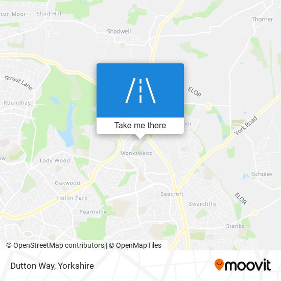 Dutton Way map