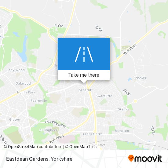 Eastdean Gardens map