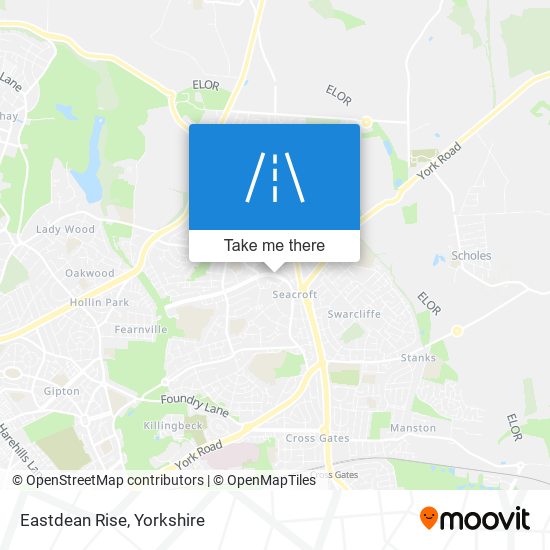 Eastdean Rise map