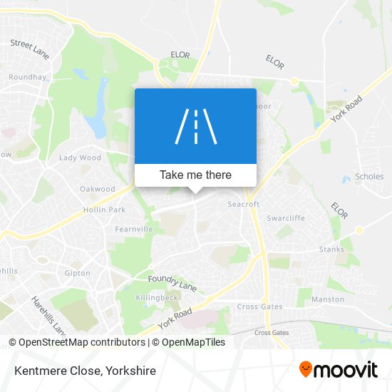 Kentmere Close map