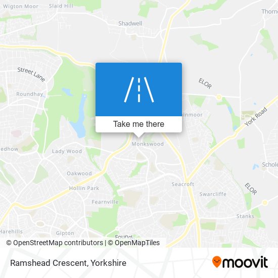 Ramshead Crescent map