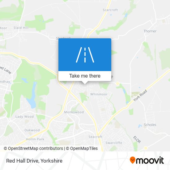 Red Hall Drive map