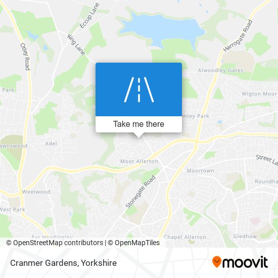 Cranmer Gardens map