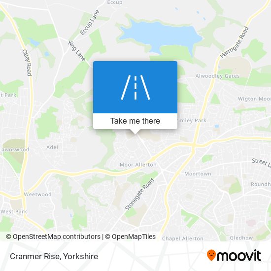 Cranmer Rise map