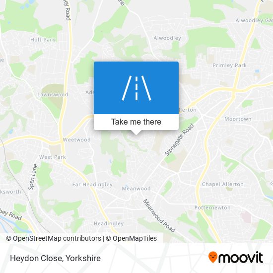 Heydon Close map
